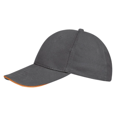 
                                                Buffalo baseball cap, grey with orange.
                                                