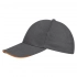 Buffalo baseball cap, grey with orange.
