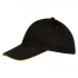 Buffalo baseball cap, black with yellow.