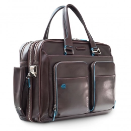 Men's laptop bag Piquadro Blue Square, brown