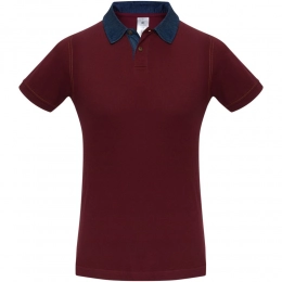 Men's DNM Forward Burgundy Polo Shirt