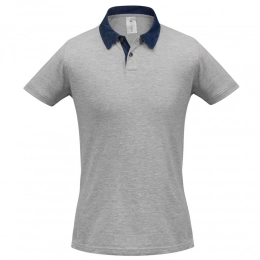 Men's Polo Shirt DNM Forward Grey Melange