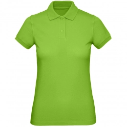 Inspire women's polo shirt, green apple