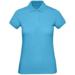 Inspire women's polo shirt, turquoise