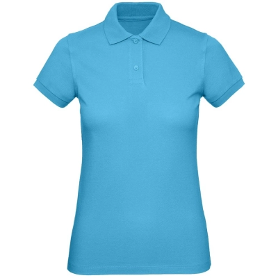 
                                                Inspire women's polo shirt, turquoise
                                                