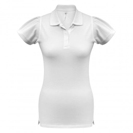 Heavymill Women's White Polo Shirt