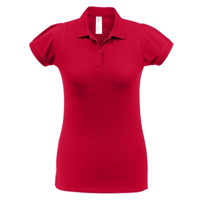 
                                                Heavymill Women's Red Polo Shirt
                                                
