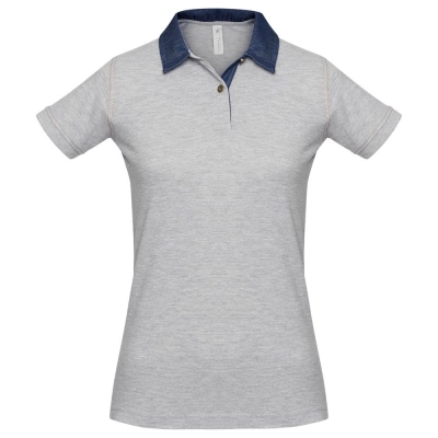
                                                Women's Polo Shirt DNM Forward Grey Melange
                                                