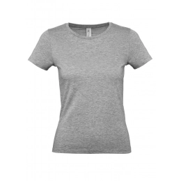 Women's T-shirt E150, grey melange