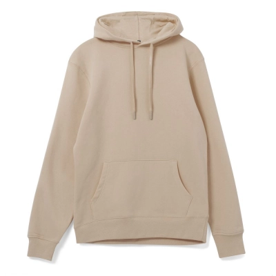 
                                                Unisex Hoodie with Hood, Beige
                                                