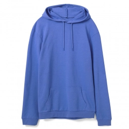 Unisex Hoodie with Hood, Bright Blue Melange