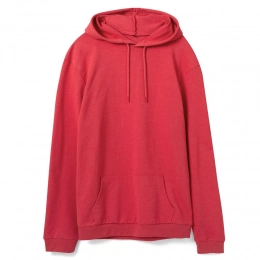 Unisex Hoodie with Hood, Red Melange