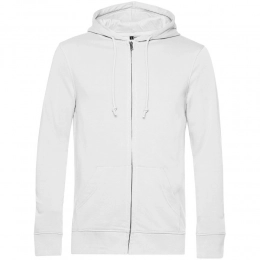 Unisex BNC Organic zip hoodie, white