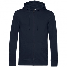 Unisex BNC Organic zip hoodie, dark blue
