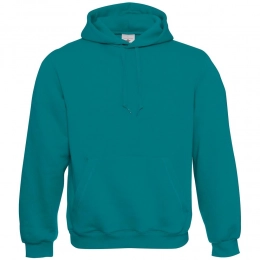 Hooded sweatshirt, dark turquoise