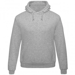 Hooded sweatshirt, grey melange