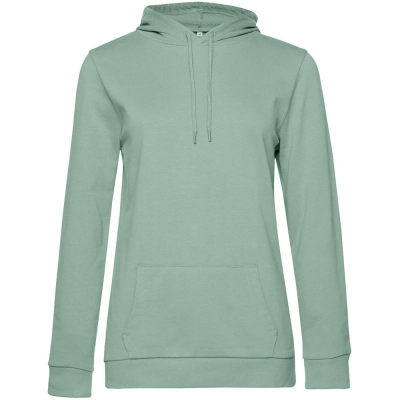 
                                                Толстовка с капюшоном женская Hoodie, серо-зеленая
                                                