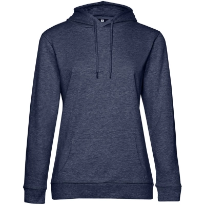 
                                                Толстовка с капюшоном женская Hoodie, синий меланж
                                                