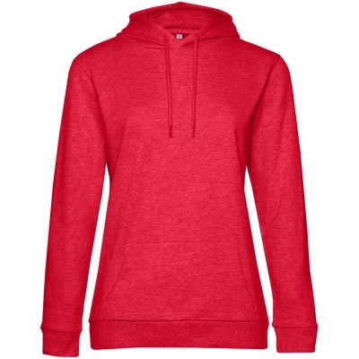 
                                                Толстовка с капюшоном женская Hoodie, красный меланж
                                                