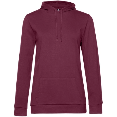 
                                                Толстовка с капюшоном женская Hoodie, бордовая
                                                