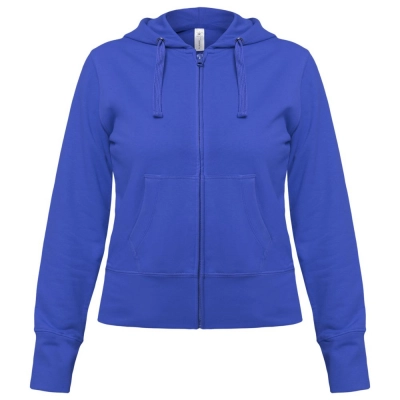 
                                                Women's Hoodie Hooded Full Zip Bright Blue
                                                