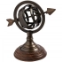 Sundial paperweight, brass
