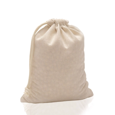 
                                                100% cotton sack 180 g / m2, with drawstring
                                                