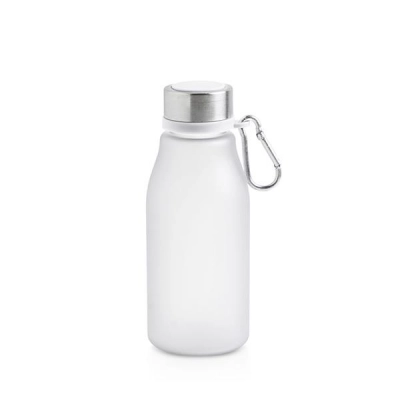 
                                                Matte RPET bottle with a capacity of 350 ml with a carabiner / Bijou
                                                