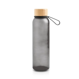 Matte glass bottle with a capacity of 500 ml, with a silicone handle / AtlÃ¢ntida