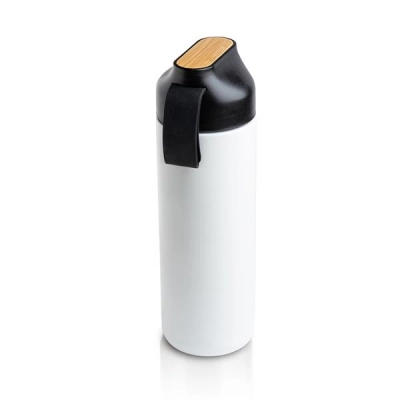 
                                                600ml thermal bottle with bamboo detail
                                                
