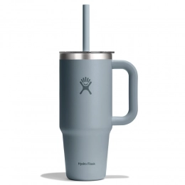 710 ML TRAVEL TUMBLER WITH CLEAR LID IN SHALE GRAY