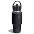 710 ML BLACK TRAVEL BOTTLE WITH WIDE FLEX STRAW