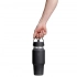 710 ML BLACK TRAVEL BOTTLE WITH WIDE FLEX STRAW
