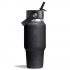 710 ML BLACK TRAVEL BOTTLE WITH WIDE FLEX STRAW