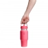 710 ML WIDE FLEX STRAW TRAVEL BOTTLE IN POPSTAR PINK
