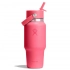 710 ML WIDE FLEX STRAW TRAVEL BOTTLE IN POPSTAR PINK