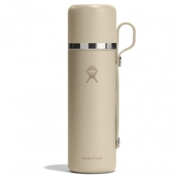 Термос с чашкой 828 мл, цвет овсяный