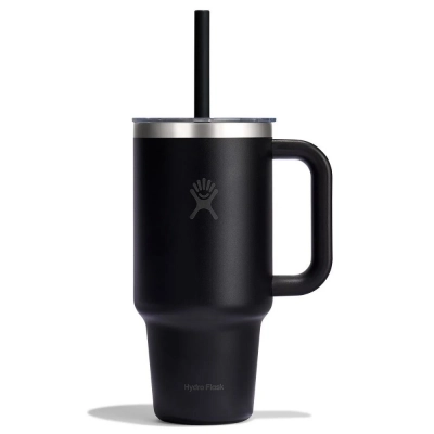 
                                            946 ML TRAVEL TUMBLER WITH CLEAR LID, BLACK
                                            