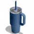 946 ML TRAVEL TUMBLER WITH CLEAR LID IN HARBOR BLUE