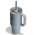 946 ML TRAVEL TUMBLER WITH CLEAR LID IN SHALE GRAY