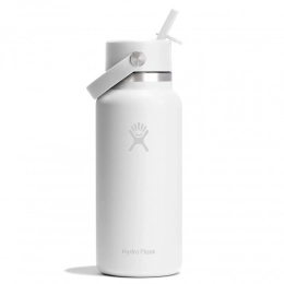 946 ML WIDE FLEX STRAW CAP WHITE 946 ML Wide Flex Straw Cap White