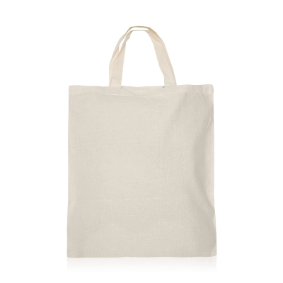
                                                Bag with short handles, 100% cotton, 95 gsm
                                                