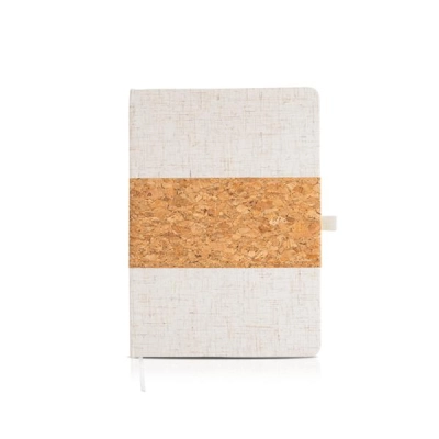 
                                            Notes A5 with linen and Cork cover
                                            