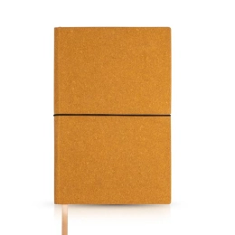 A5 notebook made of recycled leather