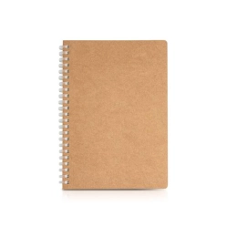 Spiral-bound A5 notebook