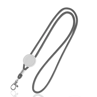 
                                            Adjustable lanyard with a carabiner
                                            