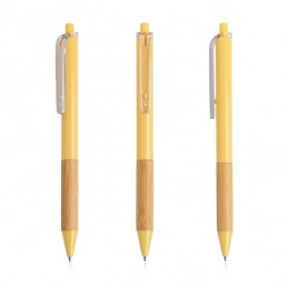Ручка из переработанного ABS с бамбуковой деталью / Buastel