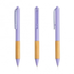 Ручка из переработанного ABS с бамбуковой деталью / Buastel