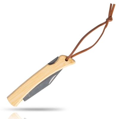 
                                            Knife with bamboo handle and string
                                            