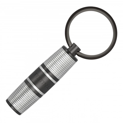 
                                                Keychain Bold Stripe Chrome & Gun
                                                